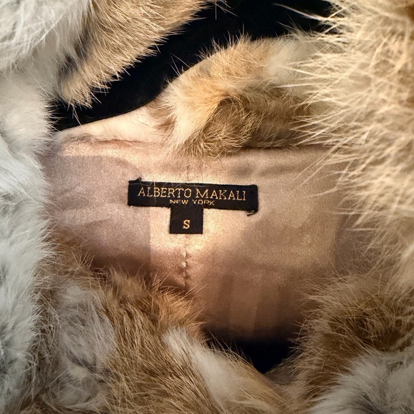 Vintage Alberto Makali Fur Patchwork Jacket with Pockets - Picture 7 of 14